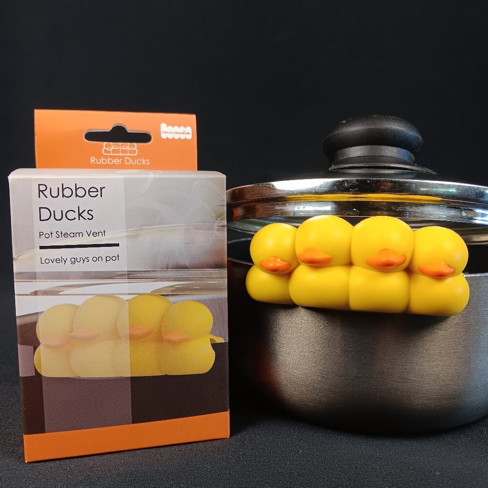Novelty Pot Lid Steam Vent Rubber Ducky